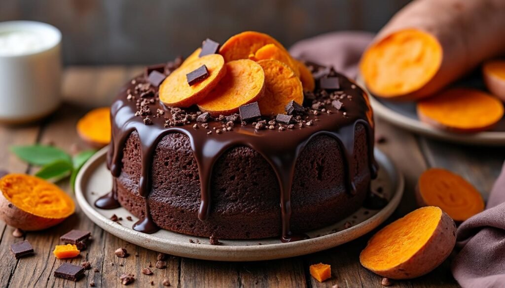 découvrez une recette gourmande de gâteau à la patate douce et chocolat noir : une alliance savoureuse et originale pour un dessert moelleux, sain et irrésistible. parfait pour épater vos invités !
