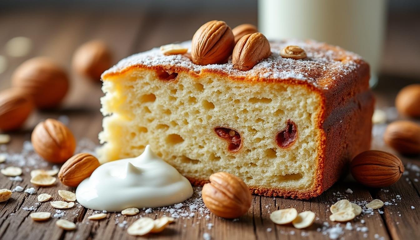 découvrez notre recette gourmande de gâteau au lait d’avoine et noisettes : une pâtisserie moelleuse, facile à préparer, parfaite pour le goûter ou le dessert, avec des ingrédients sains et savoureux.