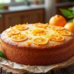 Gâteau au yaourt et zestes de mandarine