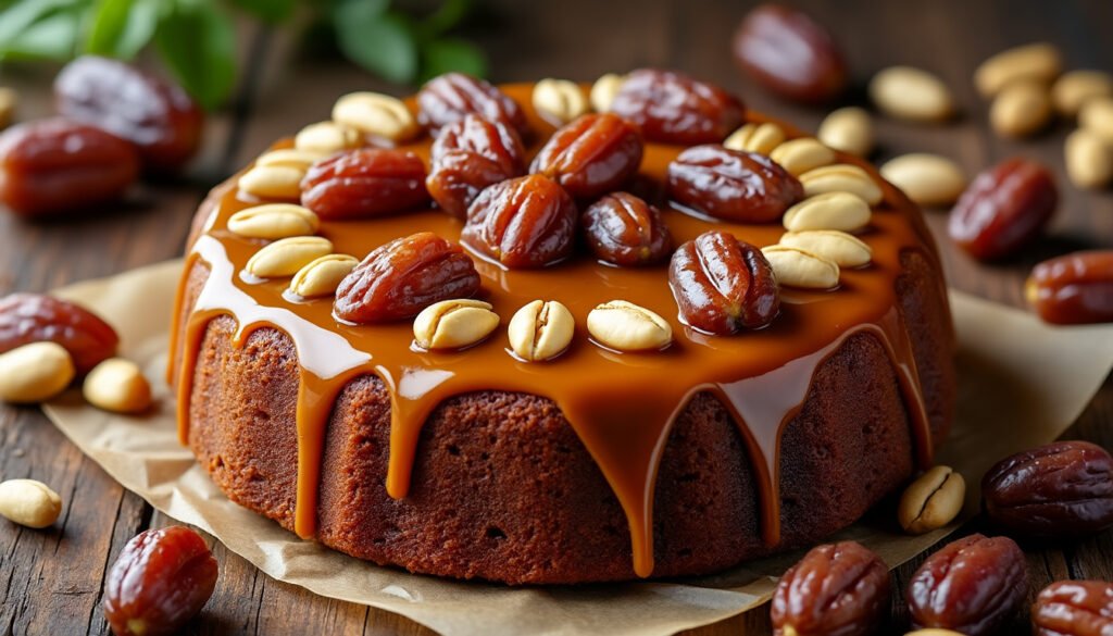 découvrez notre délicieux gâteau aux dattes et noix de cajou, une recette moelleuse et gourmande parfaite pour vos pauses sucrées ou vos desserts faits maison.