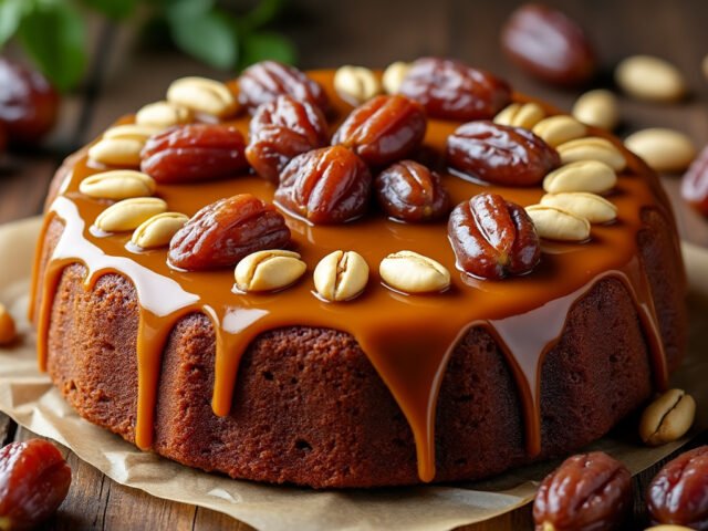 Gâteau aux dattes et noix de cajou