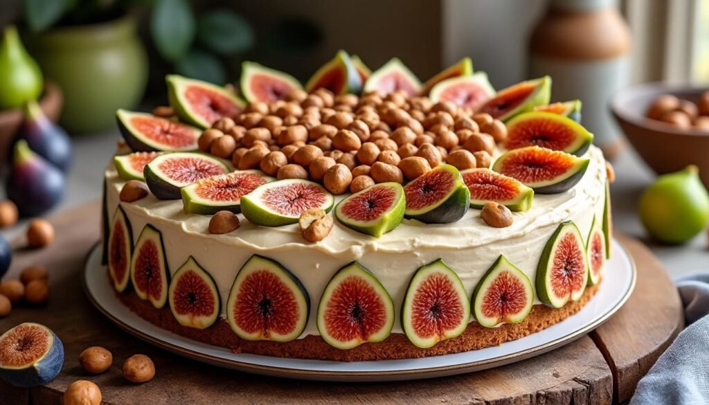 découvrez notre recette gourmande de gâteau aux figues et noisettes grillées : un dessert moelleux, parfumé et irrésistible, parfait pour régaler vos invités en toute occasion.
