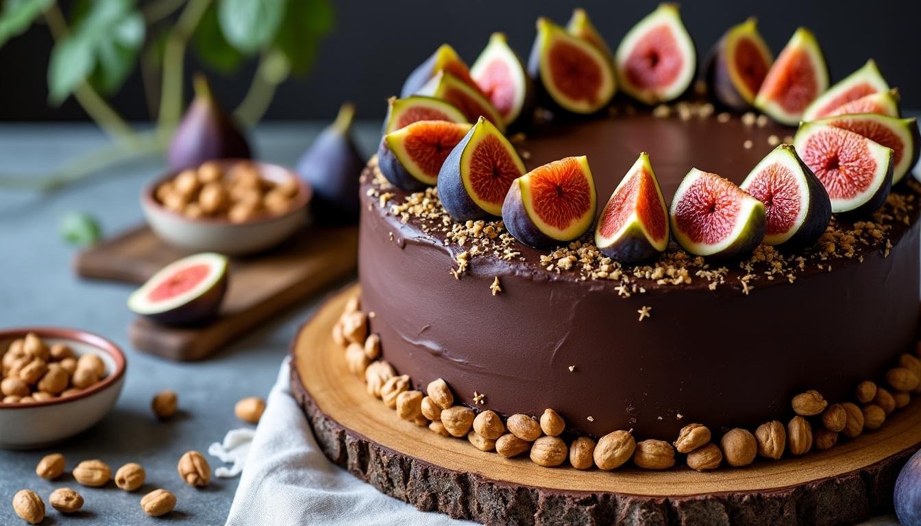 savourez ce délicieux gâteau aux figues et noisettes grillées, une recette gourmande qui associe la douceur des figues à la saveur croquante des noisettes. parfait pour un dessert d’automne ou un goûter raffiné.