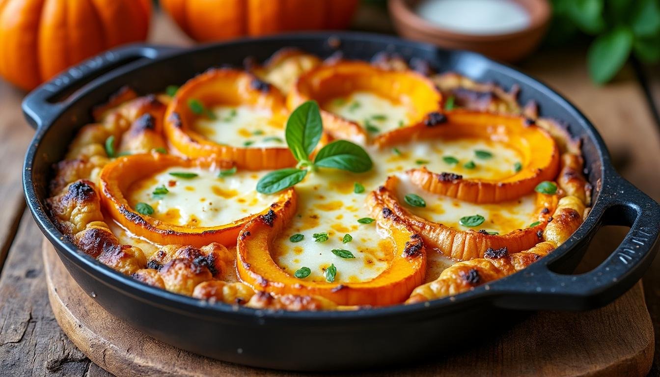 découvrez notre recette savoureuse de gratin de potiron au fromage de brebis : un plat réconfortant, fondant et plein de saveurs, idéal pour réchauffer vos repas d'automne et d'hiver.