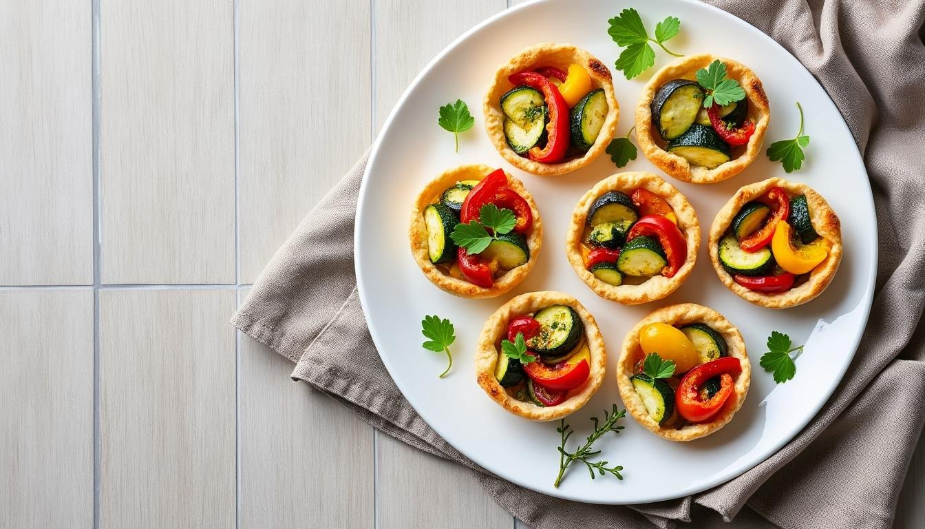 découvrez notre recette de mini tartelettes aux légumes et fromage frais : de délicieuses bouchées savoureuses, parfaites pour l’apéritif ou en entrée légère. faciles à préparer, colorées et gourmandes !