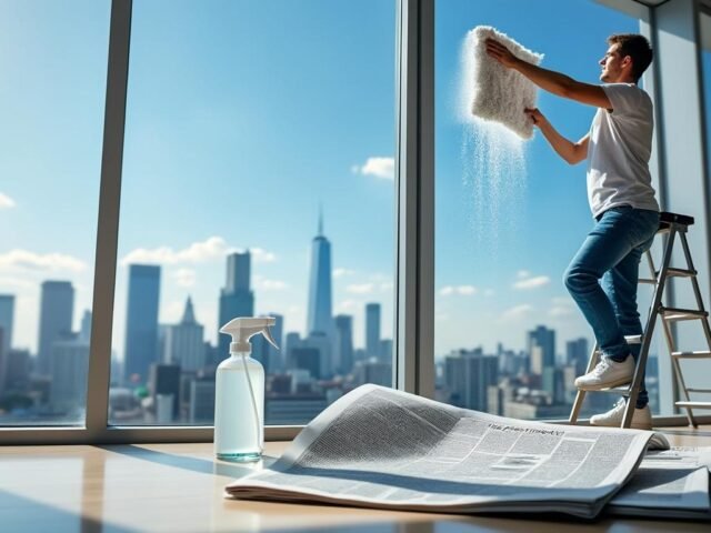 Nettoyer les vitres sans traces avec du papier journal : mythe ou réalité ?