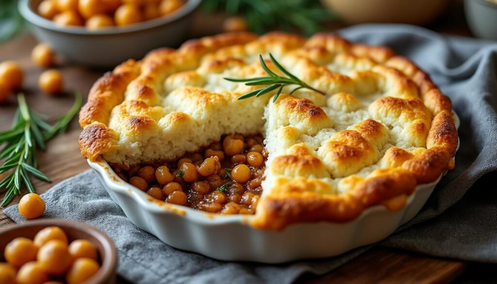 découvrez notre délicieuse recette de parmentier de chou-fleur et pois chiches : un plat végétarien savoureux, léger et facile à préparer pour régaler toute la famille !