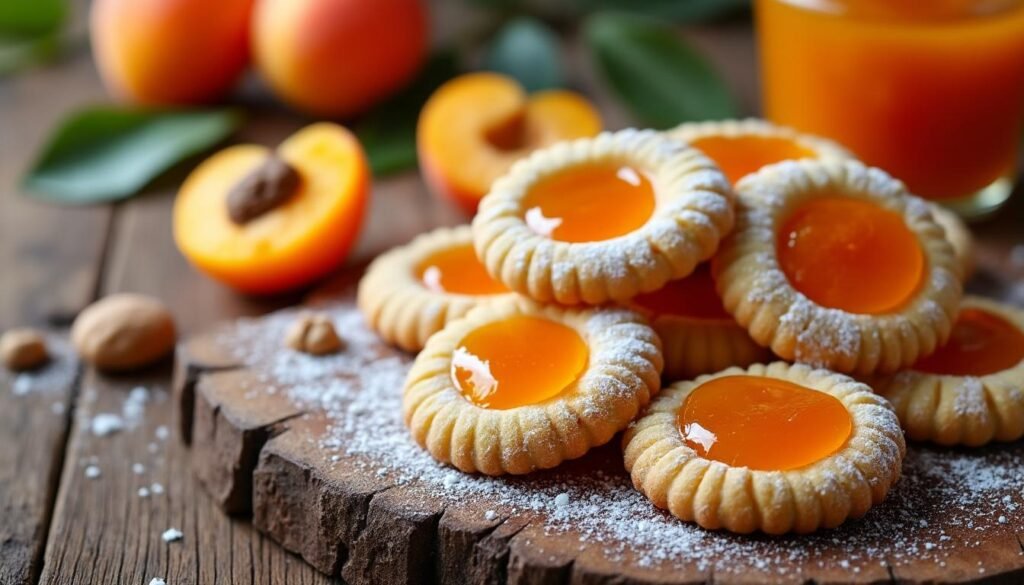 découvrez notre recette facile de petits biscuits fondants garnis de confiture d’abricot, parfaits pour le goûter ou à offrir lors des fêtes. un délice fait maison à savourer en toute occasion !