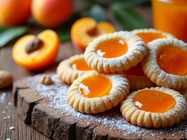 Petits biscuits à la confiture d’abricot