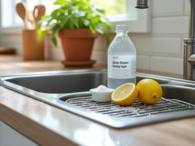 Recette maison pour faire briller un évier en inox naturellement