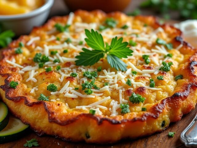 Röstis de pommes de terre et courgettes