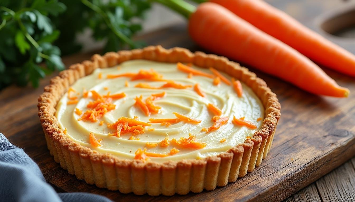 découvrez notre délicieuse tarte aux carottes et fromage frais : une recette gourmande, facile à préparer, idéale pour un repas léger et savoureux. parfaite pour épater vos invités ou varier vos repas au quotidien !