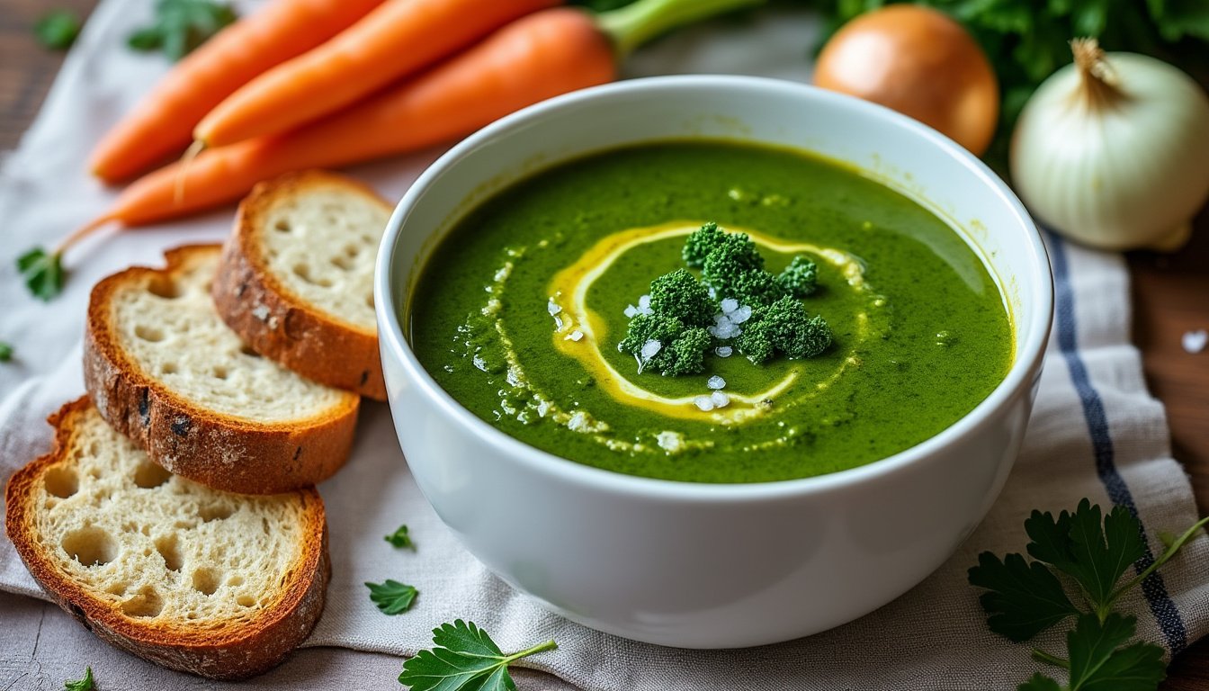 découvrez notre recette de velouté de pois cassés et coriandre : une soupe onctueuse, parfumée et réconfortante, idéale pour les soirées d’hiver. facile à préparer et pleine de saveurs !