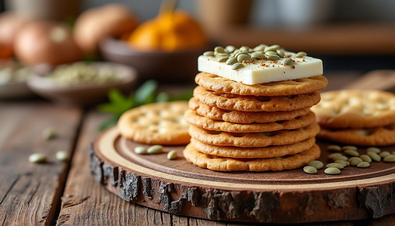 découvrez notre recette de crackers maison aux graines et fromage frais : une collation saine, croustillante et savoureuse, idéale pour vos apéritifs ou encas gourmands !