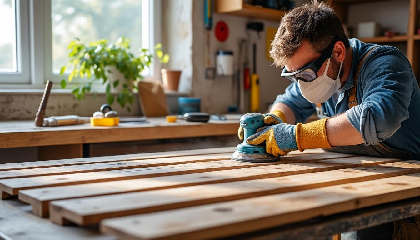 apprenez à fabriquer une tête de lit diy unique et écologique en utilisant du bois de palette. un guide simple et créatif pour personnaliser votre chambre à petit prix.