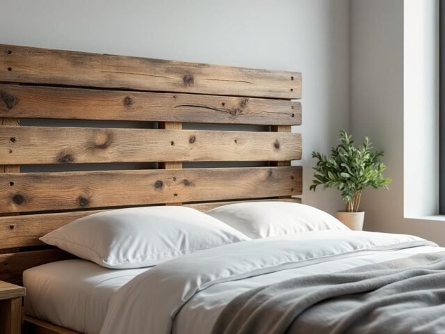 Créer une tête de lit DIY avec du bois de palette