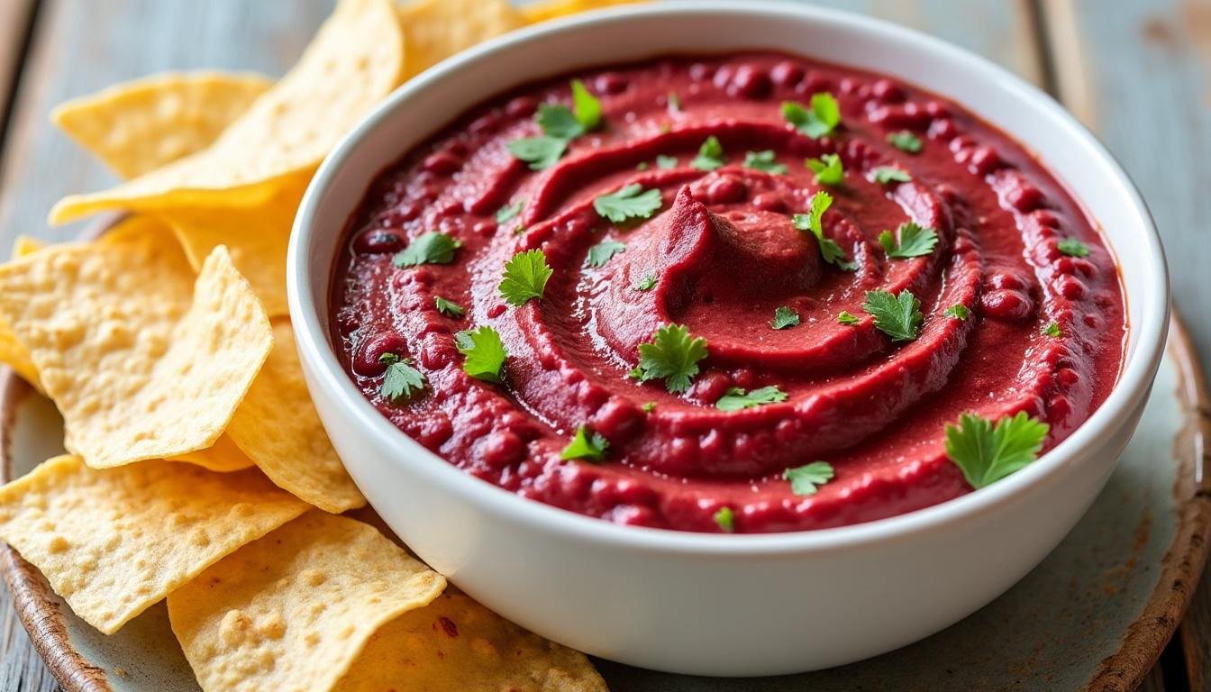 découvrez notre recette facile de dip de haricots rouges relevé à la coriandre, idéale pour l'apéritif. onctueuse et pleine de saveurs, cette tartinade fera sensation auprès de vos invités !