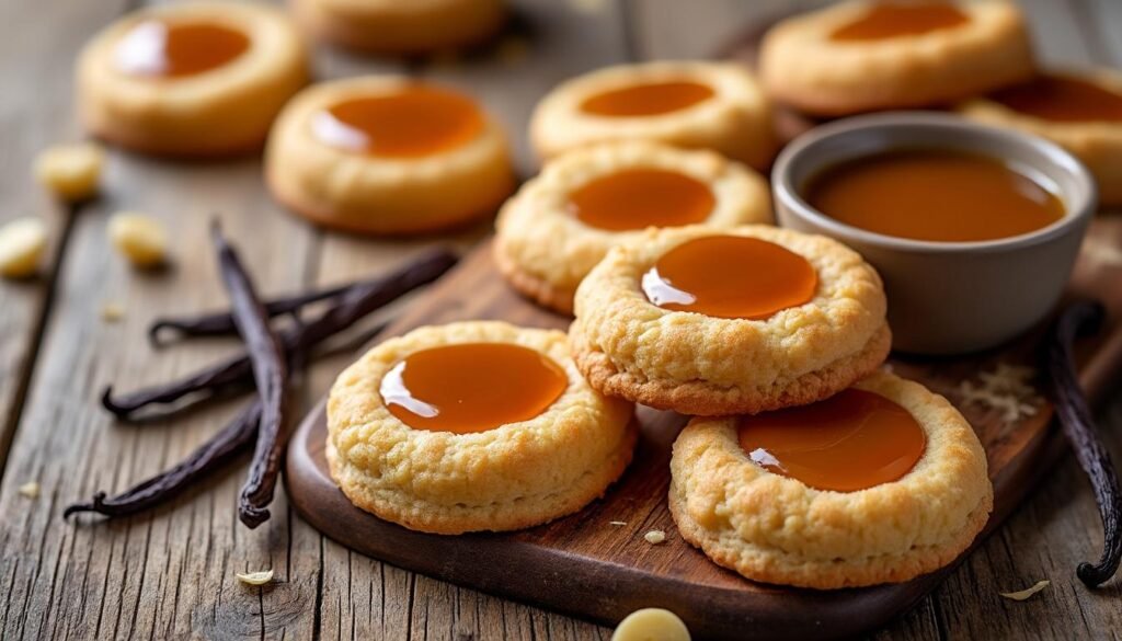 découvrez la recette gourmande des palets bretons au caramel et vanille : des biscuits sablés fondants, délicatement parfumés, parfaits pour accompagner une pause café ou un goûter raffiné.