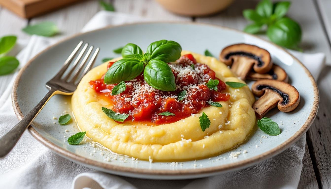 découvrez notre recette simple et savoureuse de polenta crémeuse aux tomates séchées, parfaite pour un repas réconfortant et gourmand.