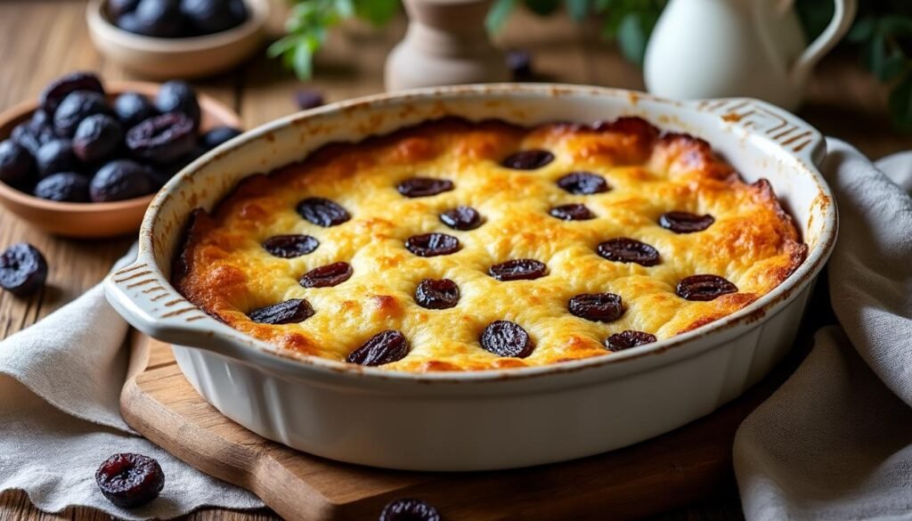 découvrez notre recette authentique du far breton traditionnel, un dessert moelleux aux pruneaux, parfait pour vos goûters et repas en famille.