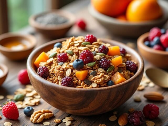 Recette healthy : granola maison croustillant et nutritif
