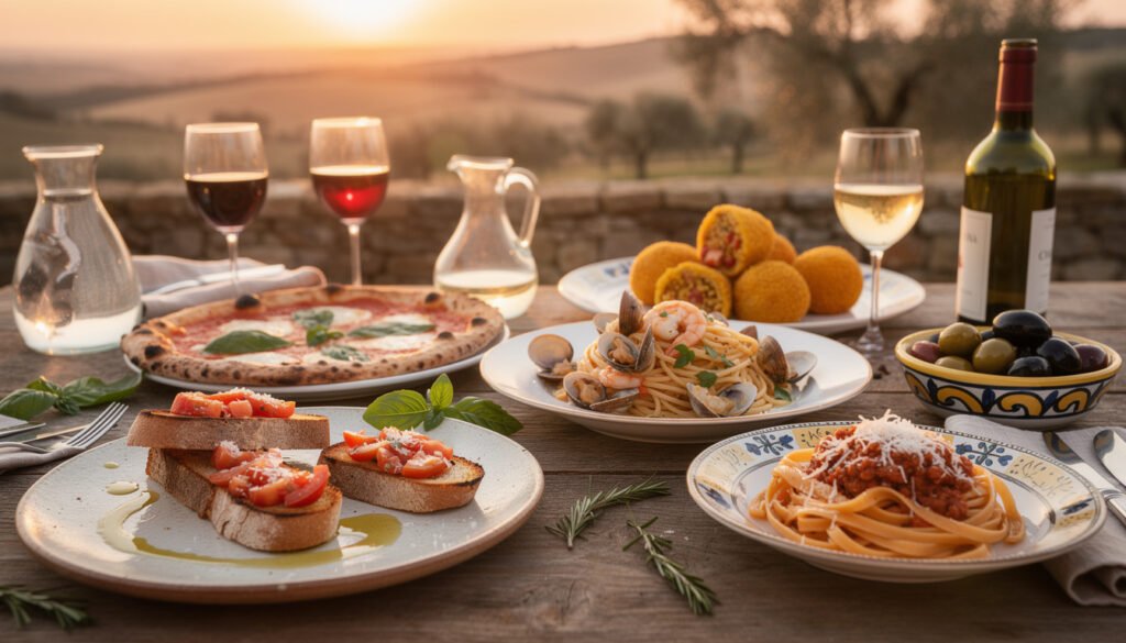 découvrez la cuisine italienne à travers ses régions, chacune offrant des spécialités uniques et authentiques qui reflètent la richesse culturelle et gastronomique de l'italie.