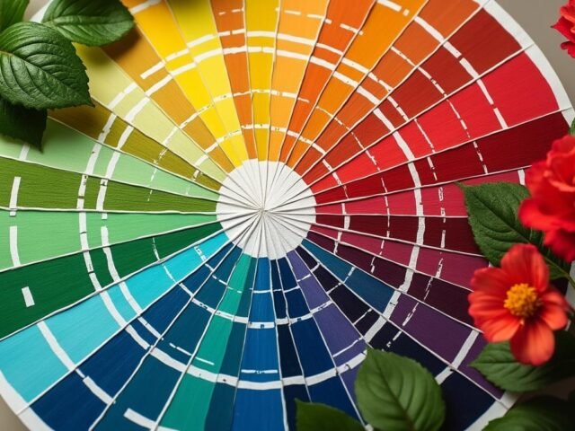 Couleur complémentaire du vert : découvrez le secret du cercle chromatique