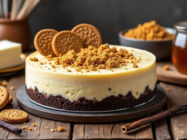 Recette cheesecake spéculoos sans cuisson