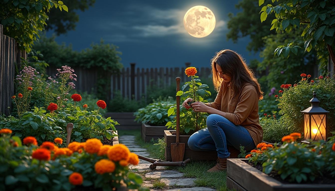 découvrez nos conseils et astuces pour jardiner avec la lune toute l'année et optimiser la croissance de vos plantes en suivant les phases lunaires.