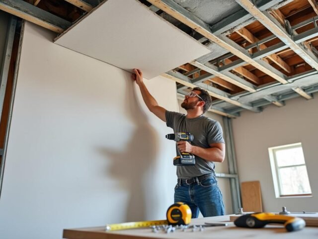 Pose placo plafond : méthode étape par étape pour débutant