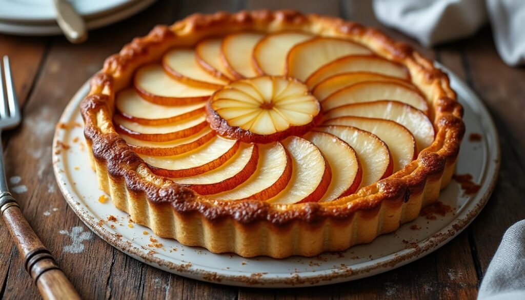 découvrez la recette traditionnelle de la tarte bourdaloue aux poires et à l'amande, un dessert gourmand et facile à réaliser pour toutes les occasions.