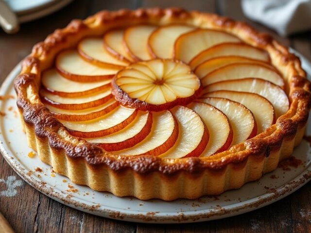 Recette tarte bourdaloue (poire-amande)