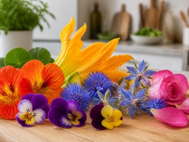 Les fleurs comestibles incontournables en cuisine